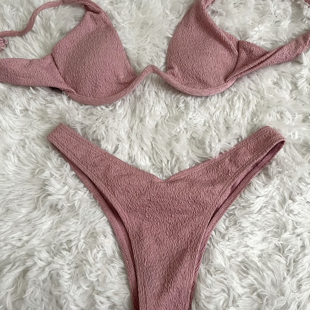 Pink Push Up bikini set